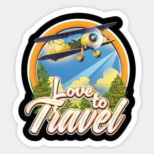 Love to Travel Sticker